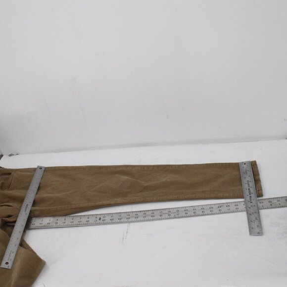 Flint and tinder pants mens 30 L29 chino flat front slim fit beige cotton blend - Picture 9 of 13